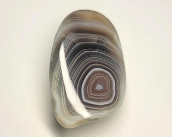 Polished Botswana Agate half