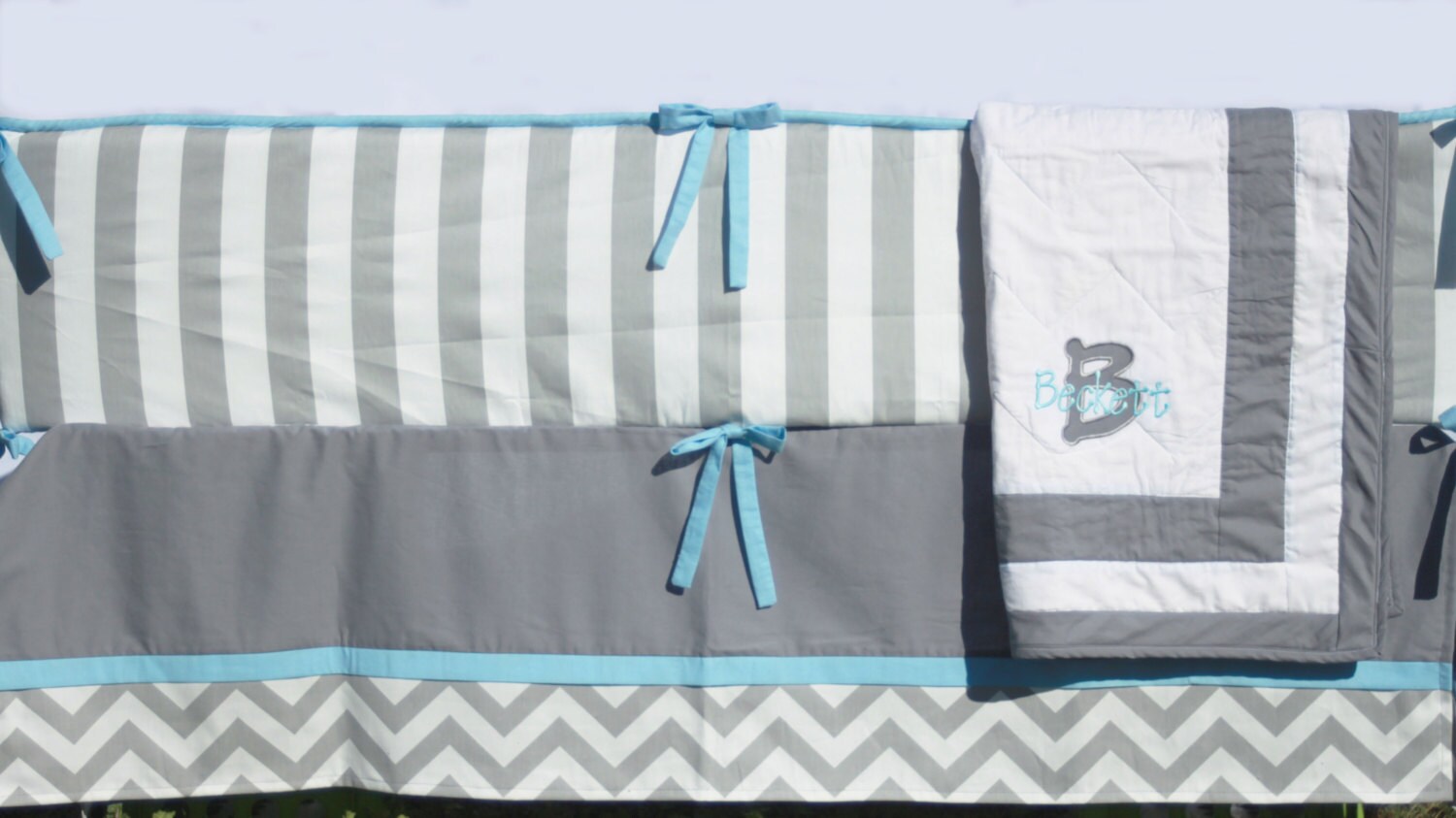 Boutique Crib Bumper Pad Custom Design your Own Etsy