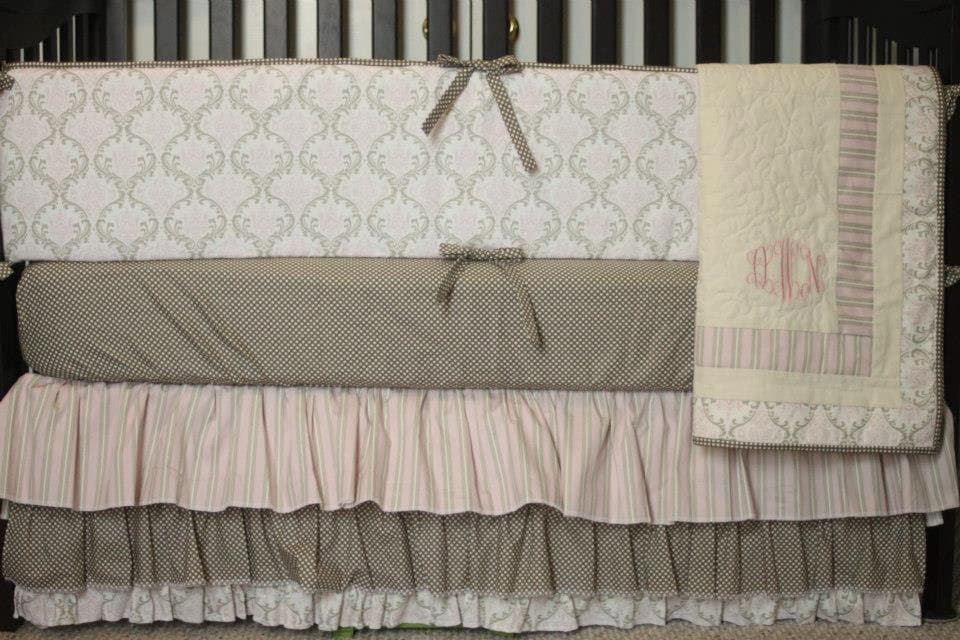 Custom Designed Baby Bedding girl nursery design your own Etsy
