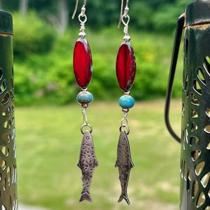 Sardine Dangle Earrings