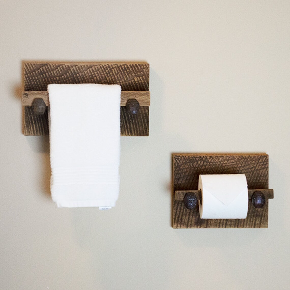 Barn Wood Toilet Paper Holder Rustic Toilet Paper Hanger With Etsy