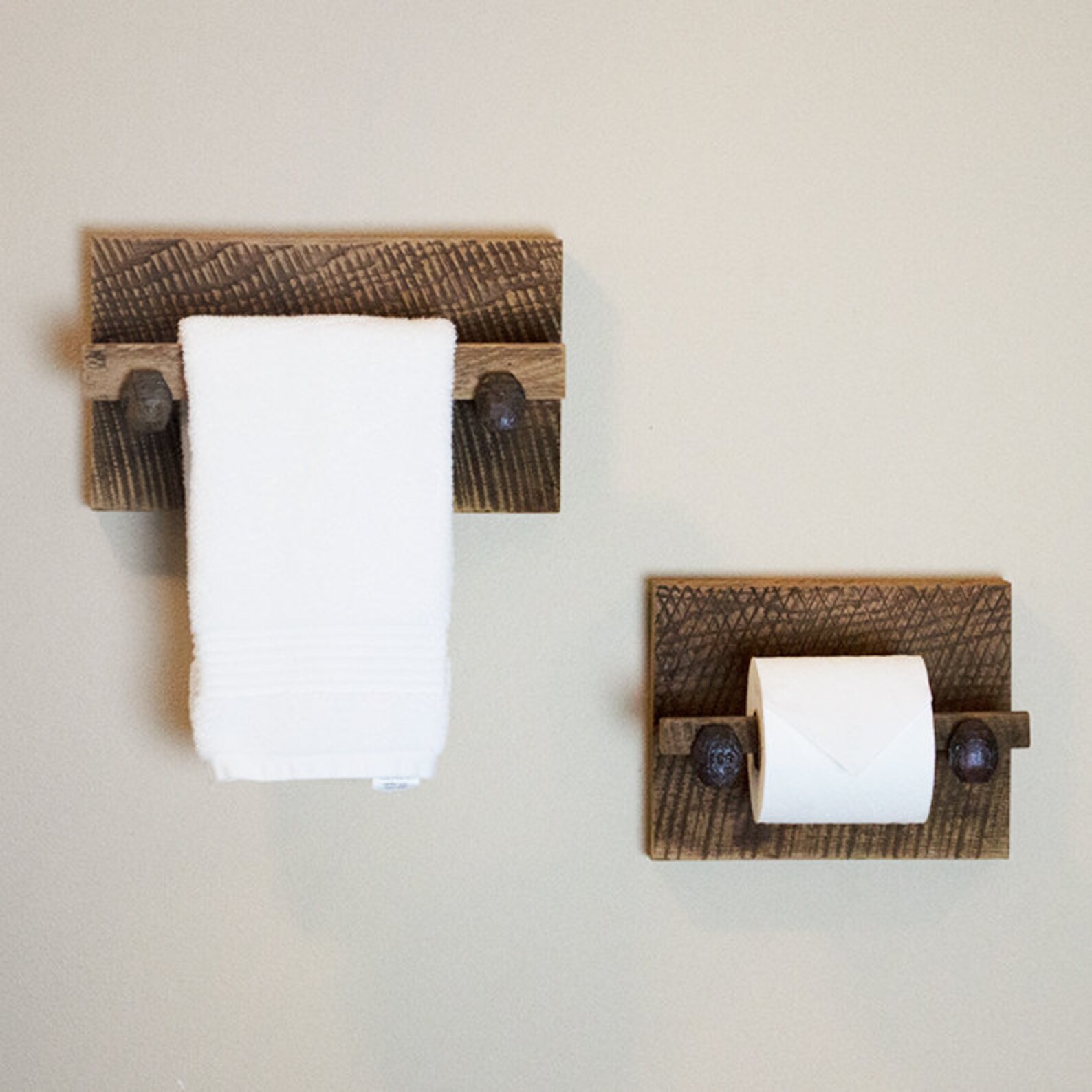 Barn Wood Toilet Paper Holder Rustic Toilet Paper Hanger With Etsy
