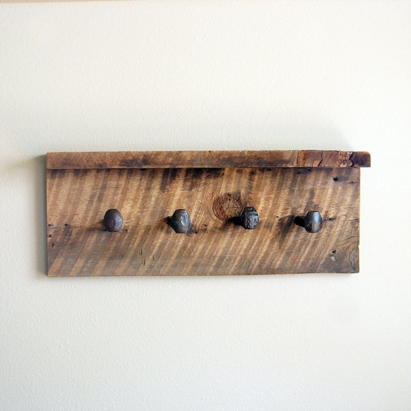 Rustic Wood Rack - Etsy