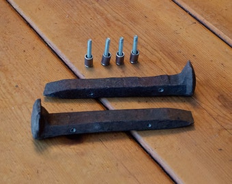 thumbnail image 2 of Railroad Spike Cabinet Knob – Drawer Pull – Various Finishes Available – Unbranded Rustic Hardware 2 of 4