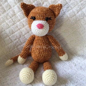 Kitty, Cat, Stuffed Cat, Stuffed Animal, Cat Toy, Stuffed Cat, Crochet Stuffed Cat, Crochet Stuffed Animal, Crochet Cat, Crochet Kitty,