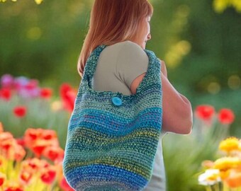 Serendipity Sack - Crochet Tote Pattern (PDF Download)