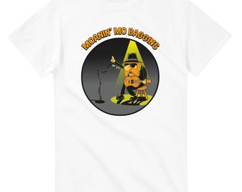 Moanin’ Mo Baggins Heavyweight Unisex T-shirt met ronde hals | Gildan® 5000 Wit
