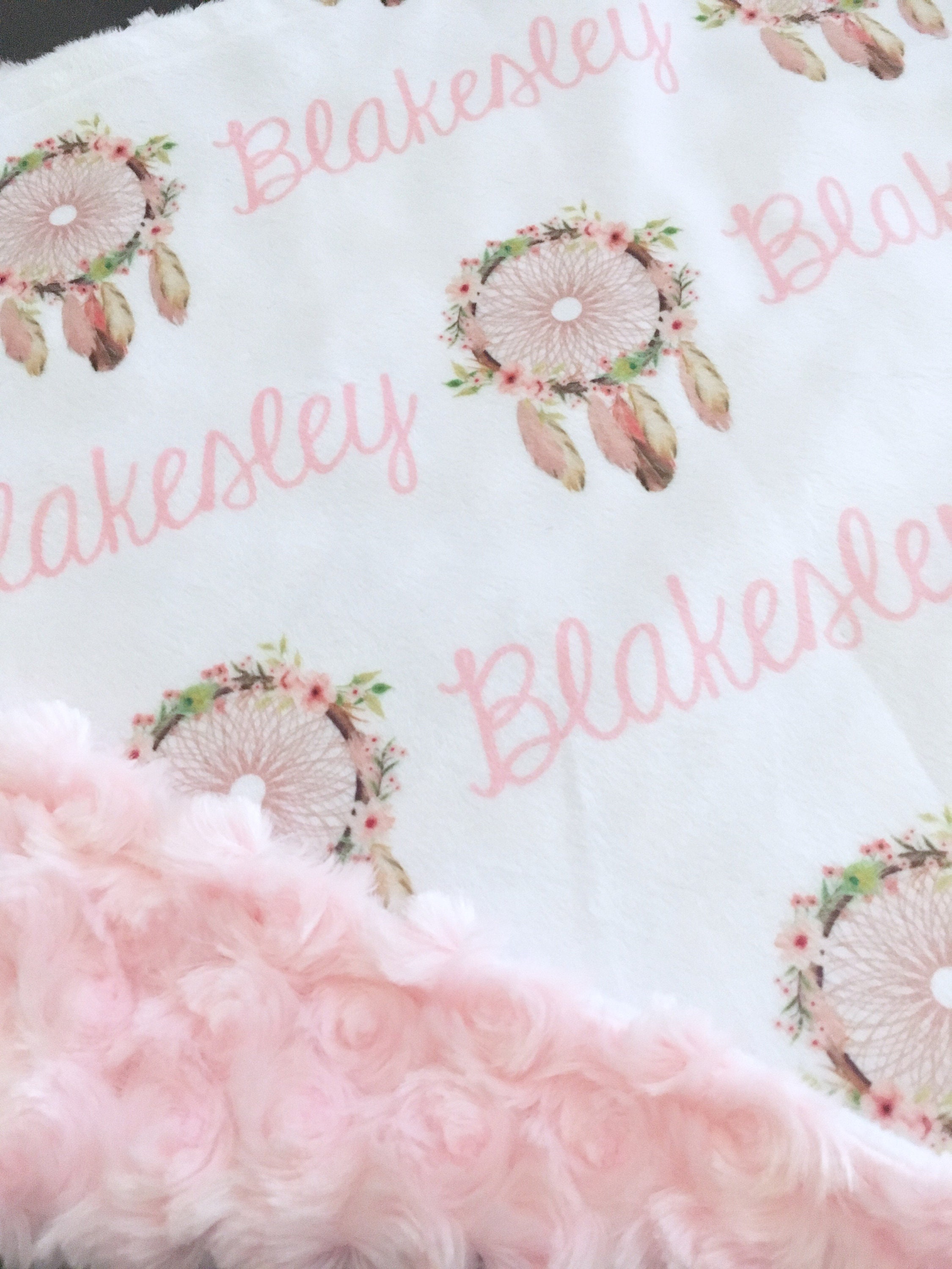 Custom Name Baby BlanketPersonalized Baby BlanketDream Etsy