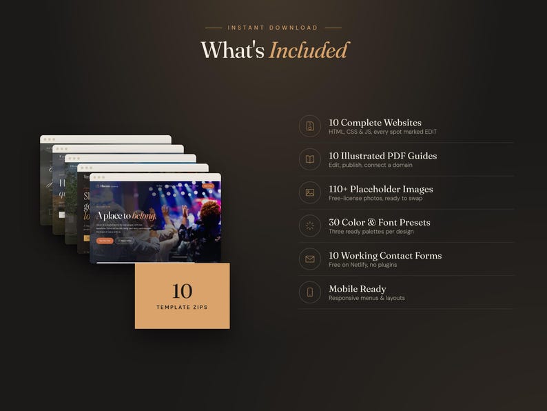 Website Template Bundle, 10 Small Business Websites, Therapist, Realtor ...