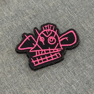 Anime Arcane Patch - Hook And Loop - Jinx Embroidery Patch