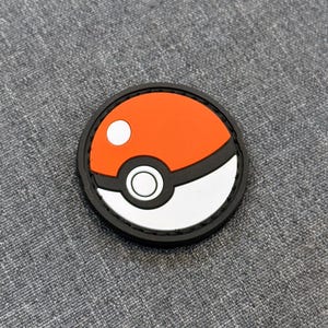 Anime videogame Japans Pokémon-personage - Klittenband - Pokeball PVC-patch
