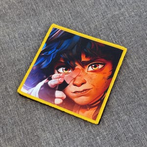 Anime Japanese Arcane Patch - Hook and Loop - Isha Printed Patch