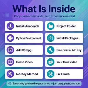 Python AI Video Pipeline Course Make Animated Explainer Videos Step by Step Gemini Guide PDF for Beginners