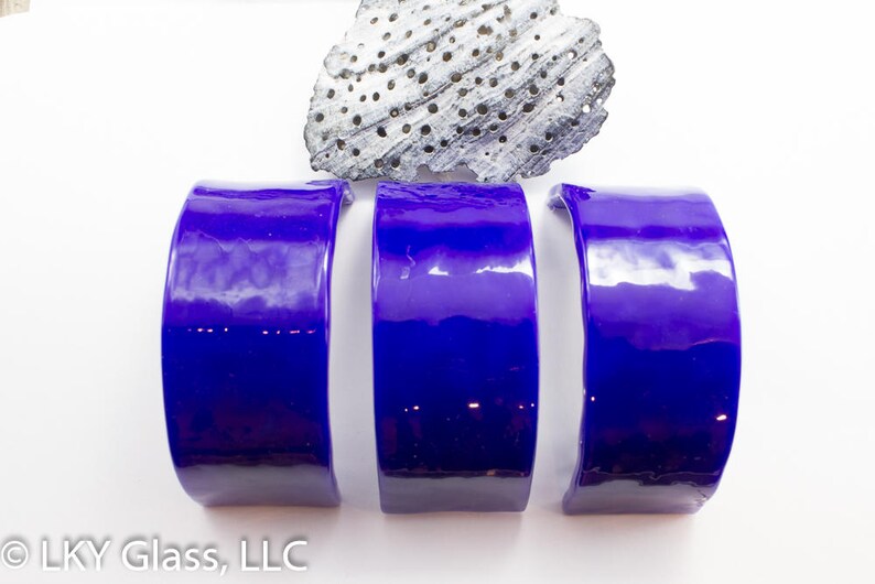 Blue Pony Tail Barrette Royal Blue Glass Ponytail Barrette Etsy