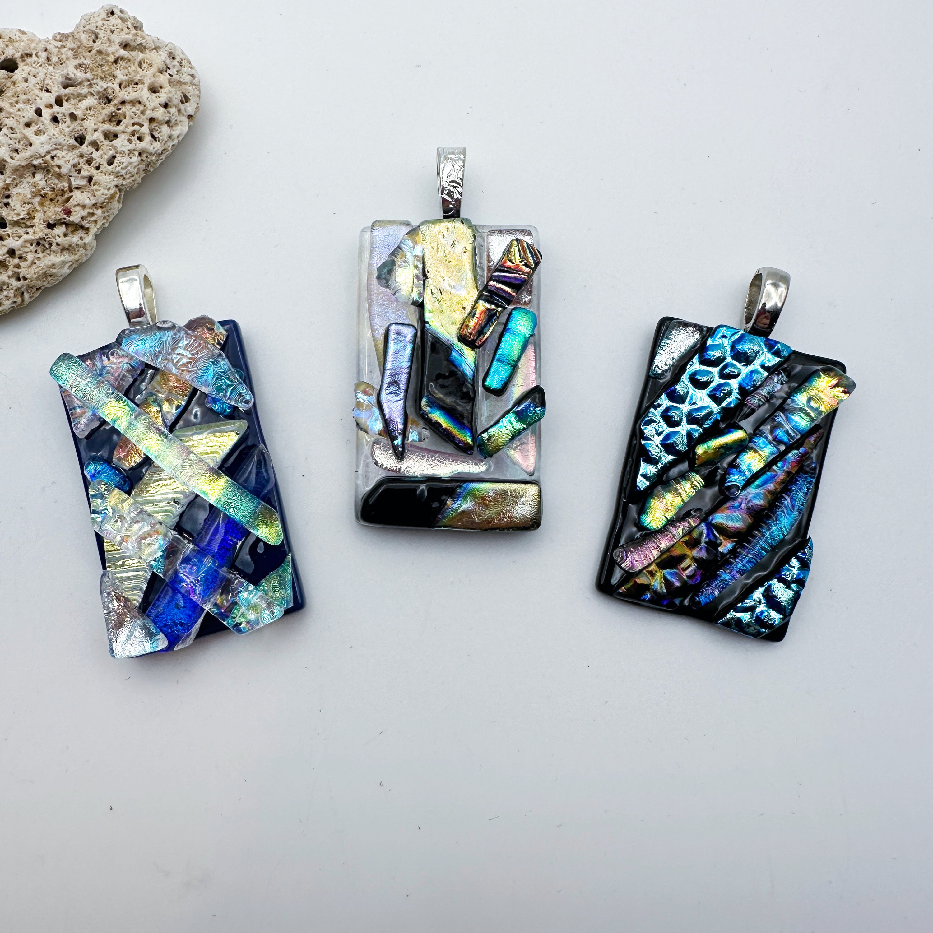 Etsy fused glass jewelry sale