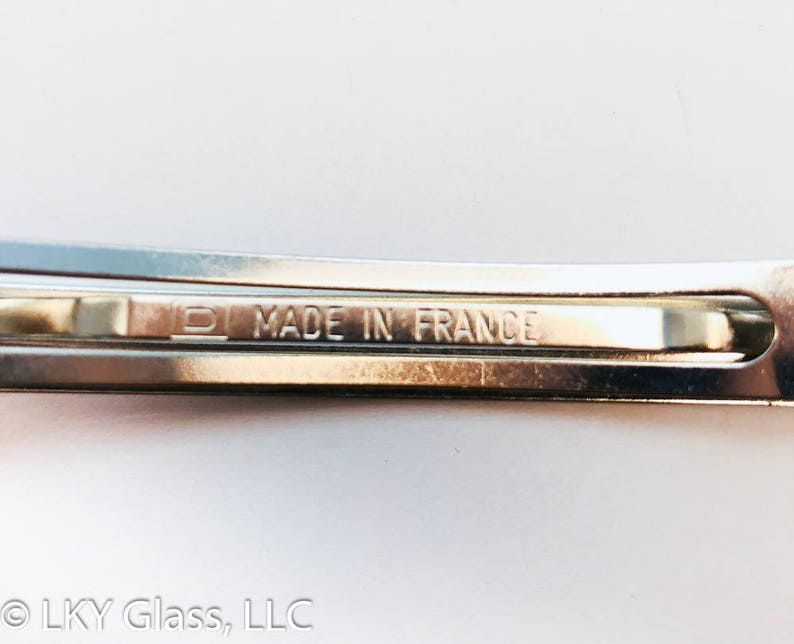 Mini Gold Fused Glass Barrette Tiny Gold Dichroic Barrette Extra Small Gold Copper Dichroic Glass Barrette MXSBCXS Fine Hair Barrette