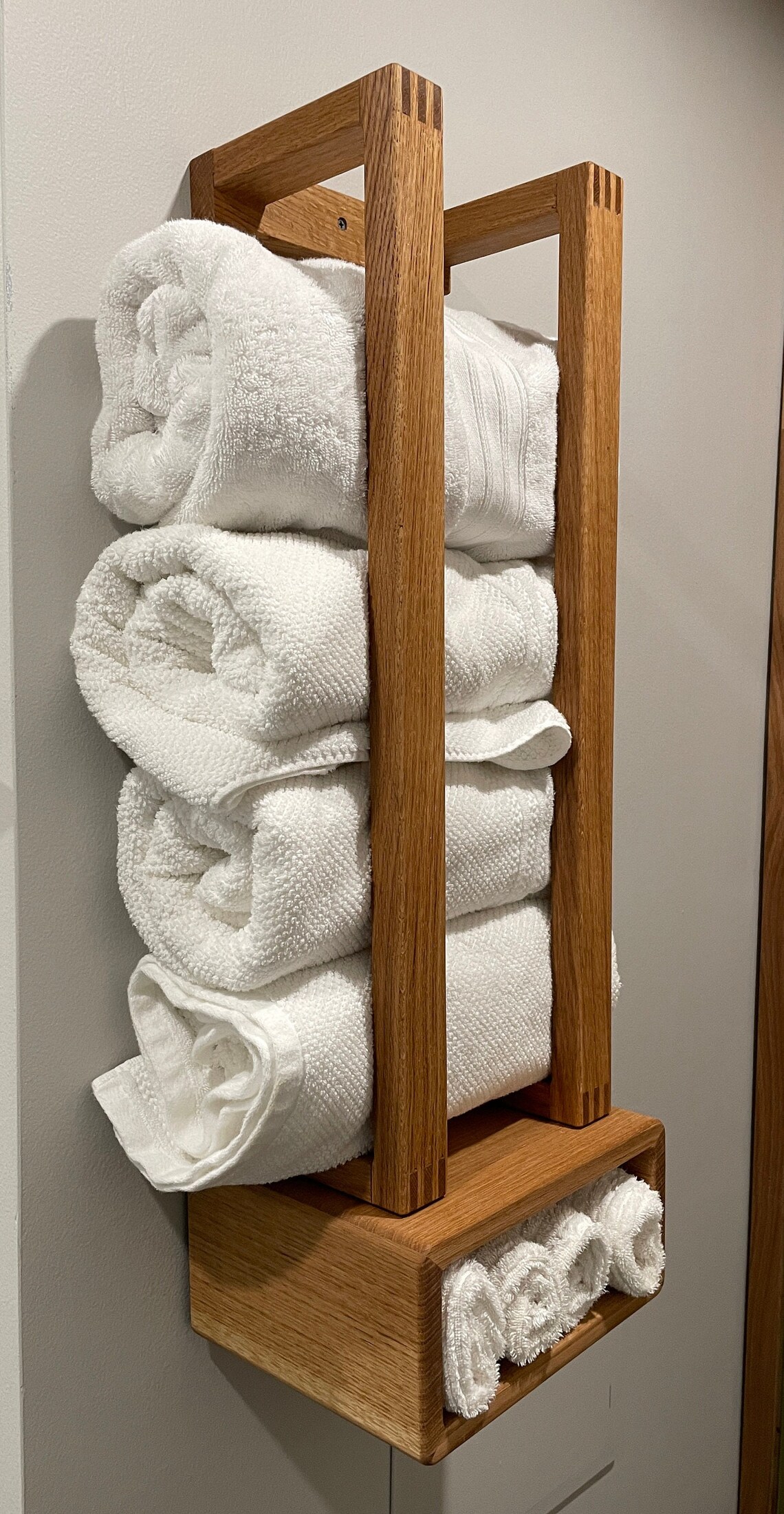 Bathroom Towel Rack, Floating Shelf, Bath Towels, Bathroom Shelf ...