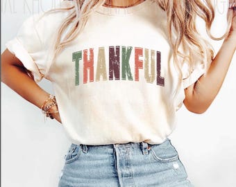 Thankful PNG File (Digital Download)