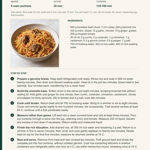 Actual PDF page 6 from A Taste of Comoros: Beef Pilaou recipe page.