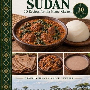 Actual cover of the A Taste of South Sudan PDF cookbook.
