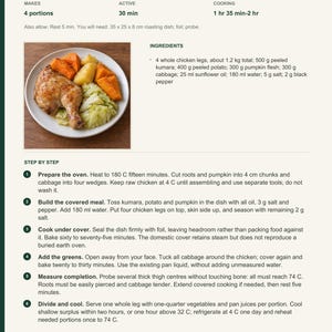 Actual PDF page 6 from A Taste of New Zealand: Oven Hangi-Inspired Chicken recipe page.
