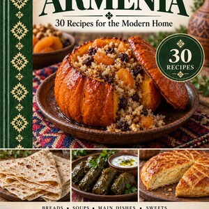 Actual cover of the A Taste of Armenia PDF cookbook.