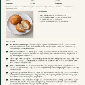 Actual PDF page 6 from A Taste of South Africa: Vetkoek recipe page.