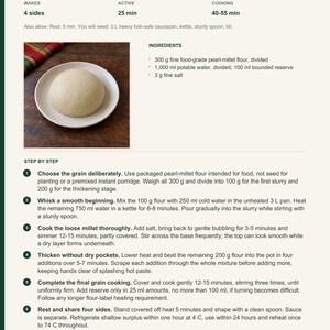Actual PDF page 6 from A Taste of Burkina Faso: Pearl-Millet To recipe page.