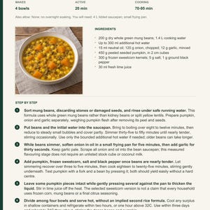 Actual PDF page 6 from A Taste of Timor-Leste: Corn, Mung Bean and Pumpkin Stew recipe page.