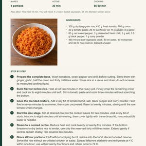 Actual PDF page 6 from A Taste of Ghana: Ghana-Style Jollof Rice recipe page.