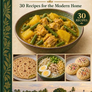 Actual cover of the A Taste of Suriname PDF cookbook.