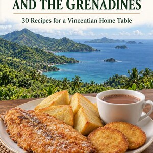 Actual cover of the A Taste of Saint Vincent and the Grenadines PDF cookbook.