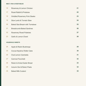 Actual PDF page 4 from A Taste of San Marino: Contents, page 2.