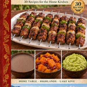 Actual cover of the A Taste of Rwanda PDF cookbook.