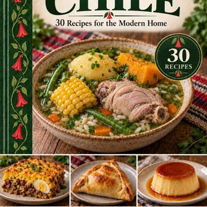 Actual cover of the A Taste of Chile PDF cookbook.