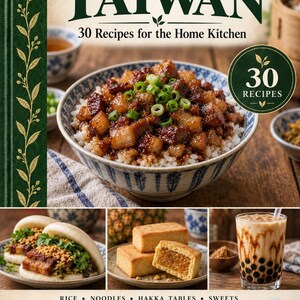 Actual cover of the A Taste of Taiwan PDF cookbook.