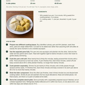 Actual PDF page 13 from A Taste of Ghana: Ampesi Yam and Plantain recipe page.