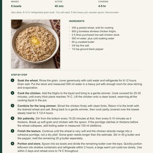 Actual PDF page 13 from A Taste of Armenia: Slow Chicken and Wheat Porridge recipe page.