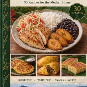 Actual cover of the A Taste of Costa Rica PDF cookbook.