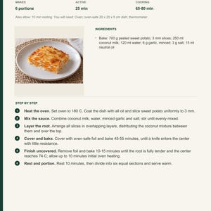 Actual PDF page 13 from A Taste of Palau: Sweet-Potato Coconut Layers recipe page.