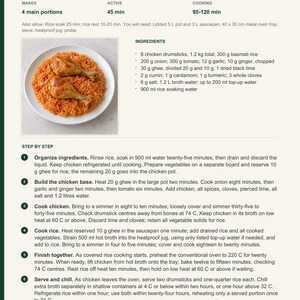 Actual PDF page 6 from A Taste of Qatar: Chicken Machboos recipe page.