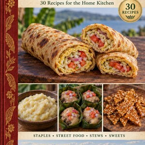 Actual cover of the A Taste of Uganda PDF cookbook.