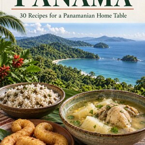 Actual cover of the A Taste of Panama PDF cookbook.