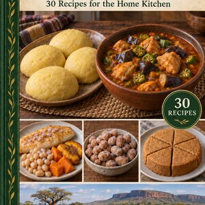 Actual cover of the A Taste of Angola PDF cookbook.