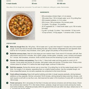 Actual PDF page 13 from A Taste of United Arab Emirates: Chicken and Dough-Square Stew recipe page.