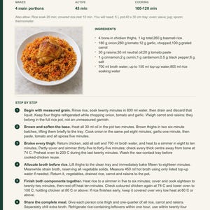 Actual PDF page 6 from A Taste of Saudi Arabia: Najdi Chicken Kabsa recipe page.