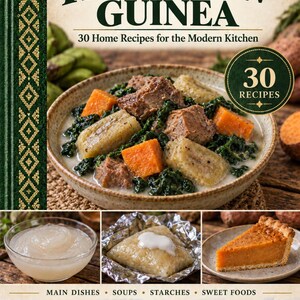 Actual cover of the A Taste of Papua New Guinea PDF cookbook.