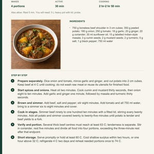 Actual PDF page 13 from A Taste of Fiji: Beef and Potato Curry recipe page.