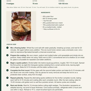 Actual PDF page 6 from A Taste of Kosovo: Cream-Brushed Spoke-Layer Pie recipe page.