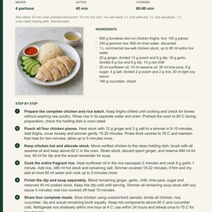 Actual PDF page 6 from A Taste of Singapore: Hainanese Chicken Rice recipe page.